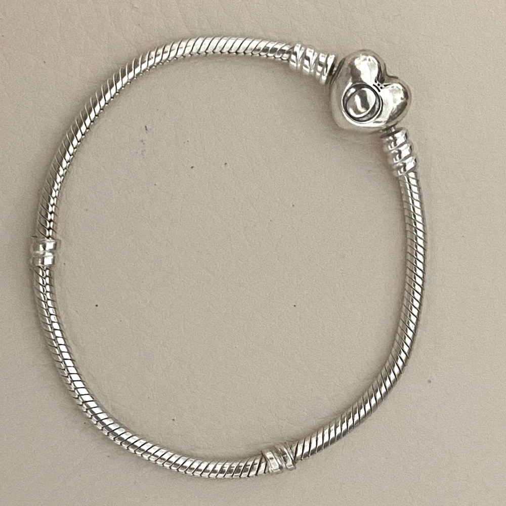 Pandora Moments Heart Clasp snake bracelet